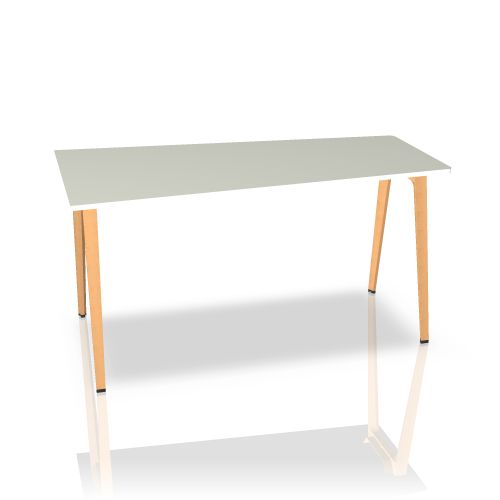 B-Free Stehtisch Pintform Holzfuß H100 x T1100/800 x B2000 von Steelcase