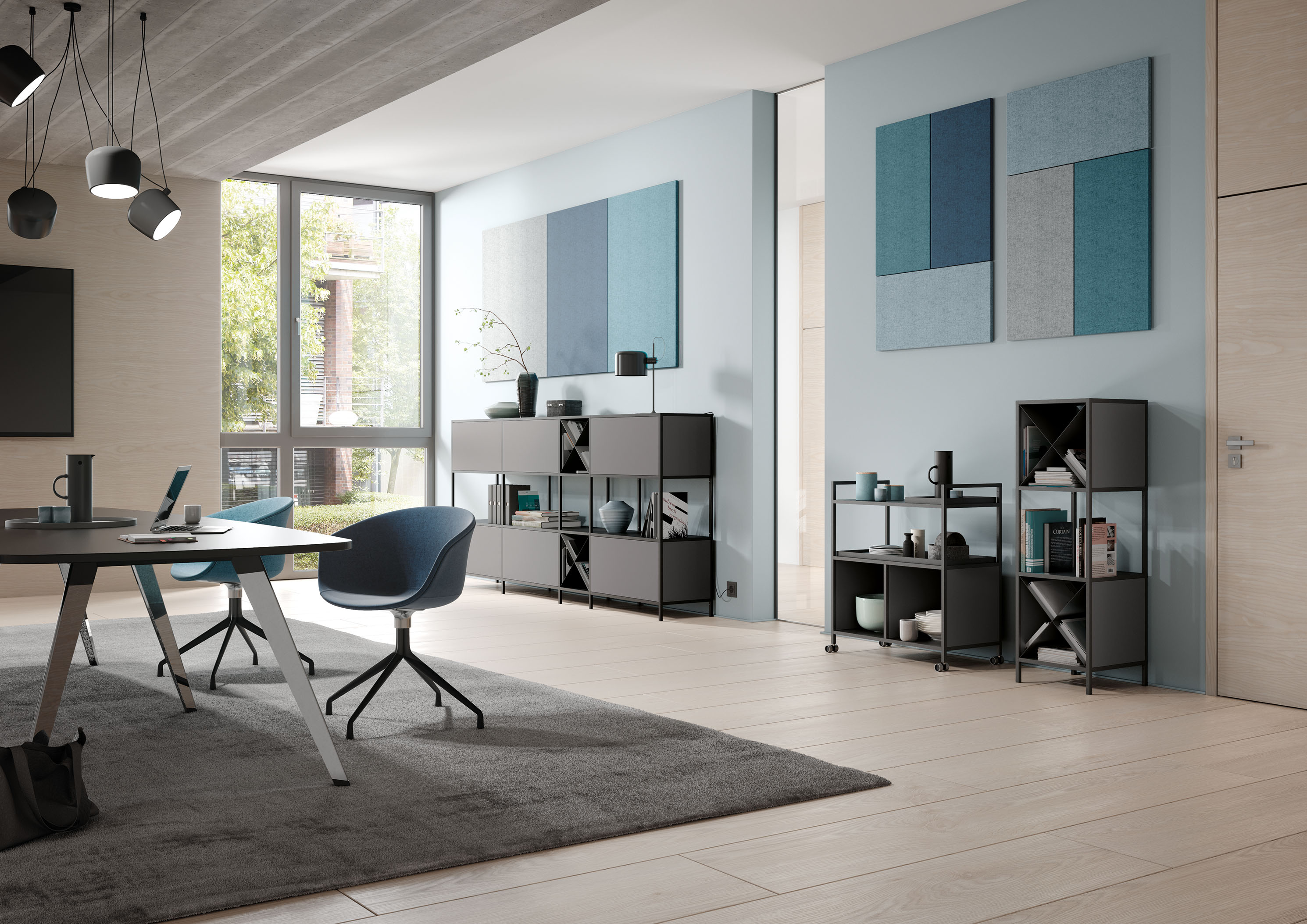 P4 Regal mit 1 Fach Palmberg