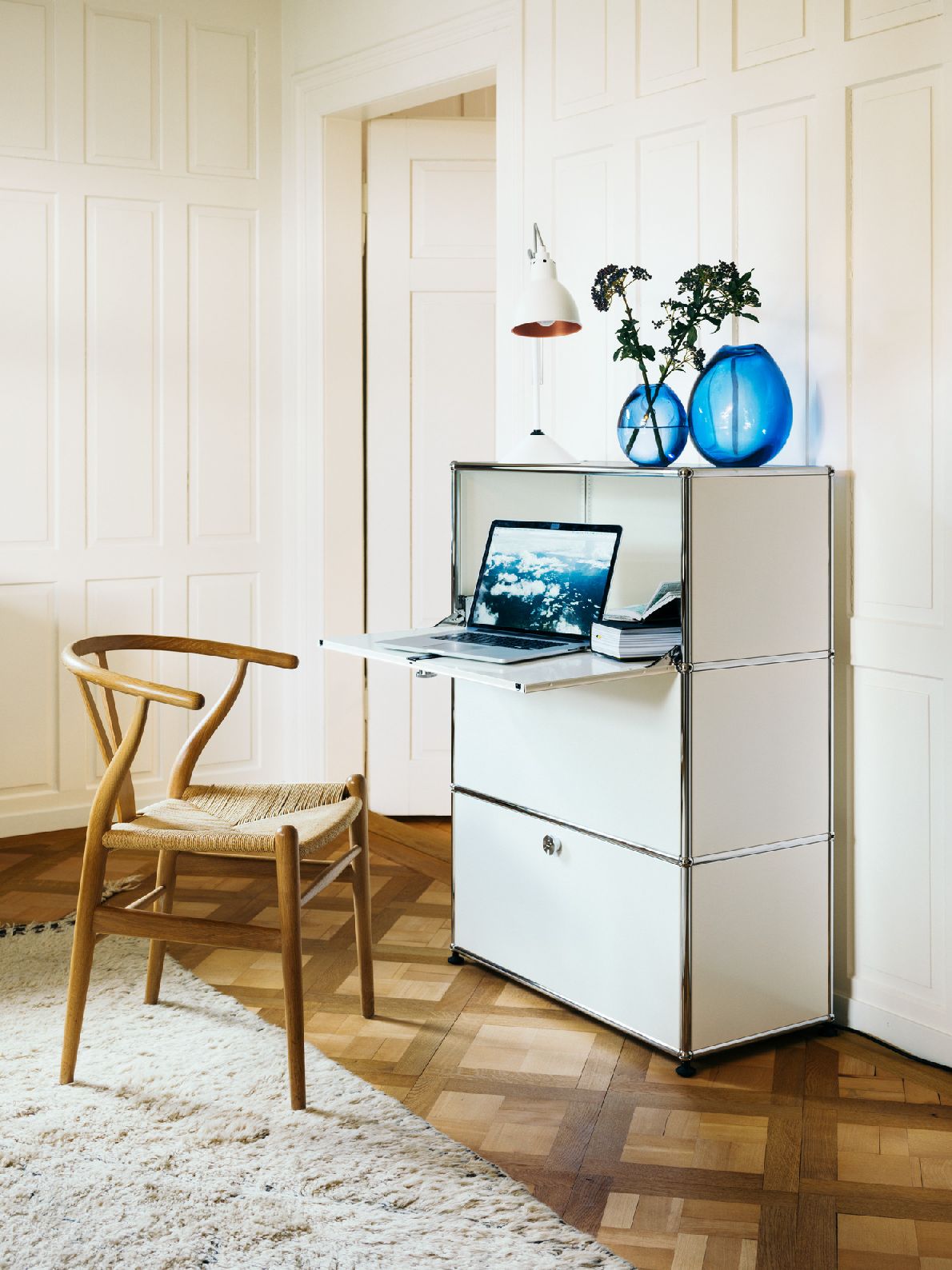 USM Haller Highboard 3 Schubladen