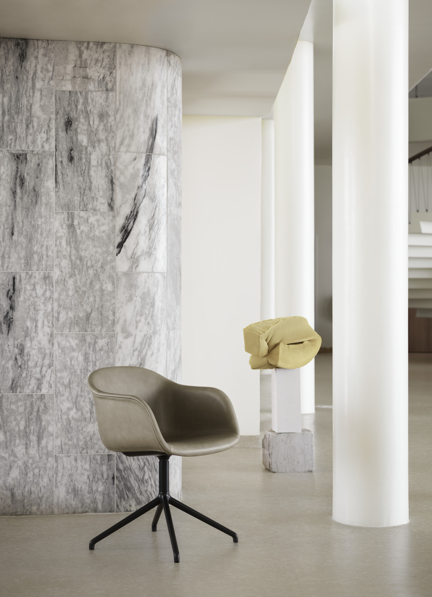 Fiber Armchair Swivel Base Stuhl Muuto