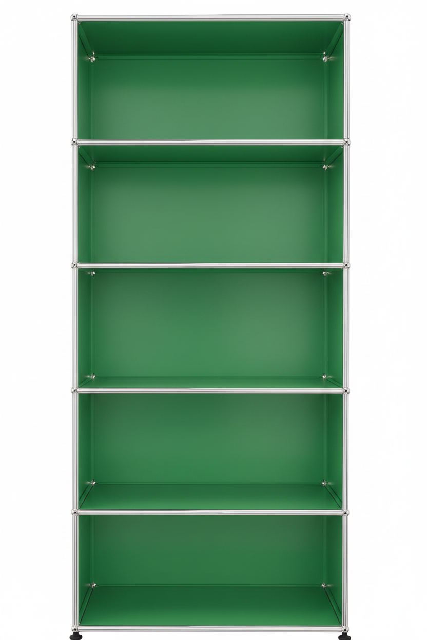 USM Haller Regal Offen H 179 cm Grün
