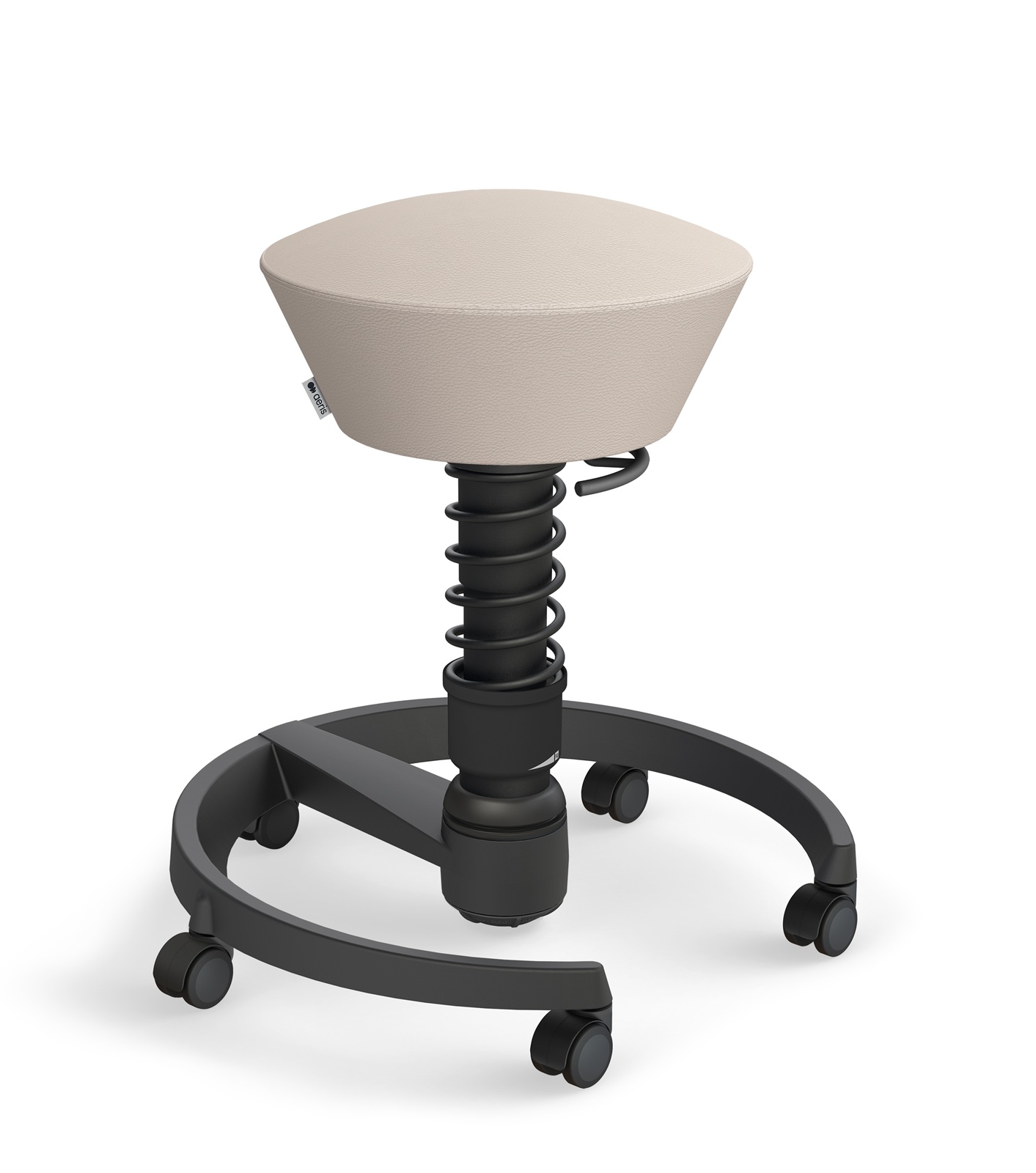 Swopper auf Rollen Hocker Gestell Schwarz LIMITED EDITION Aeris