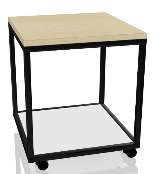 P4 Tisch B 40 cm mit Rollen Palmberg