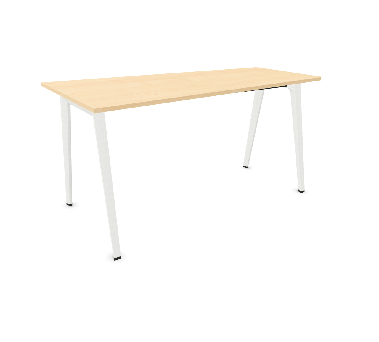 B-Free Stehtisch Pintform Holzfuß H100 x T1100/800 x B2000 von Steelcase