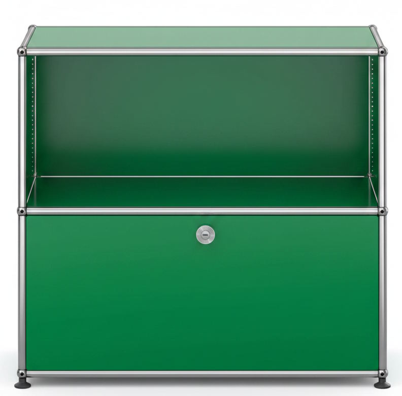 USM Haller Sideboard 1 Offen / 1 Klappe Grün