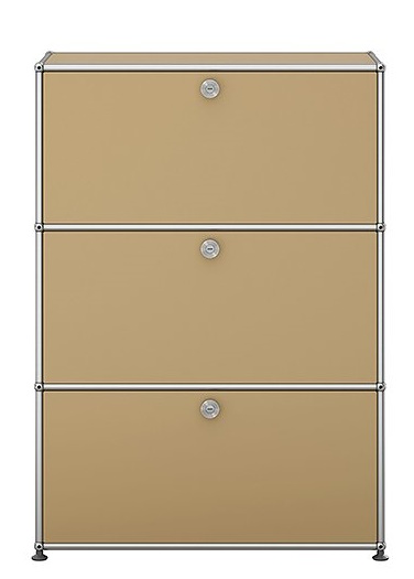 USM Haller Highboard mit 3 Klappen – QUICK SHIP - beige