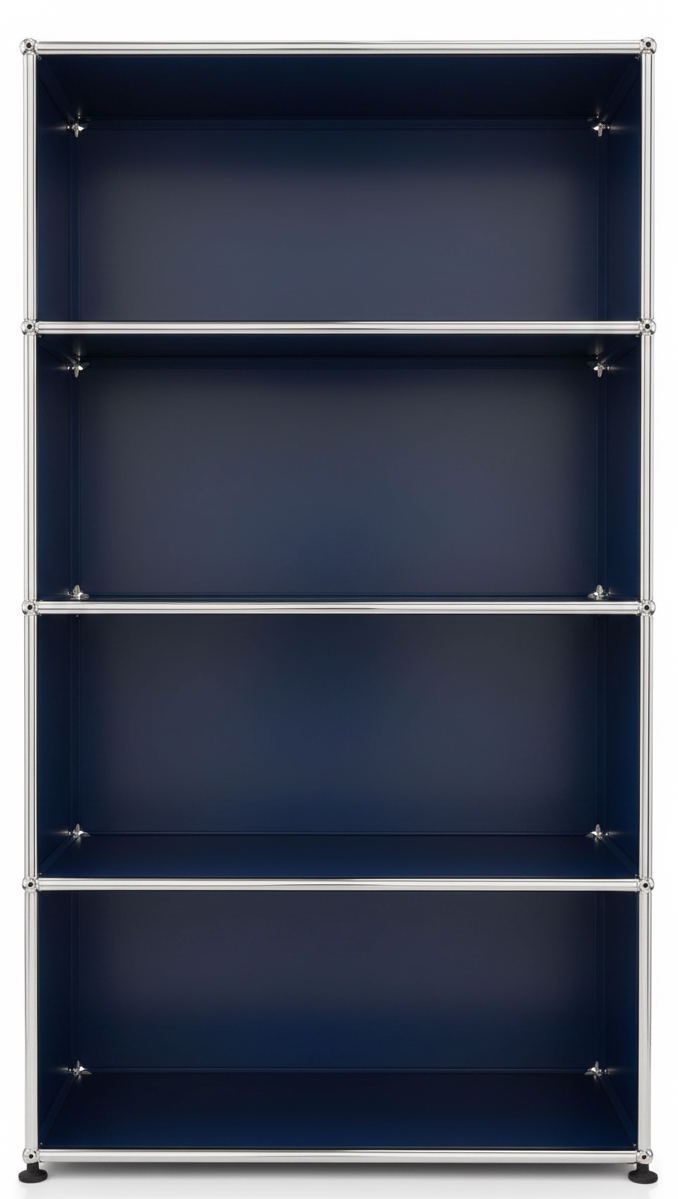 USM Haller Regal Offen H 144 cm Stahlblau