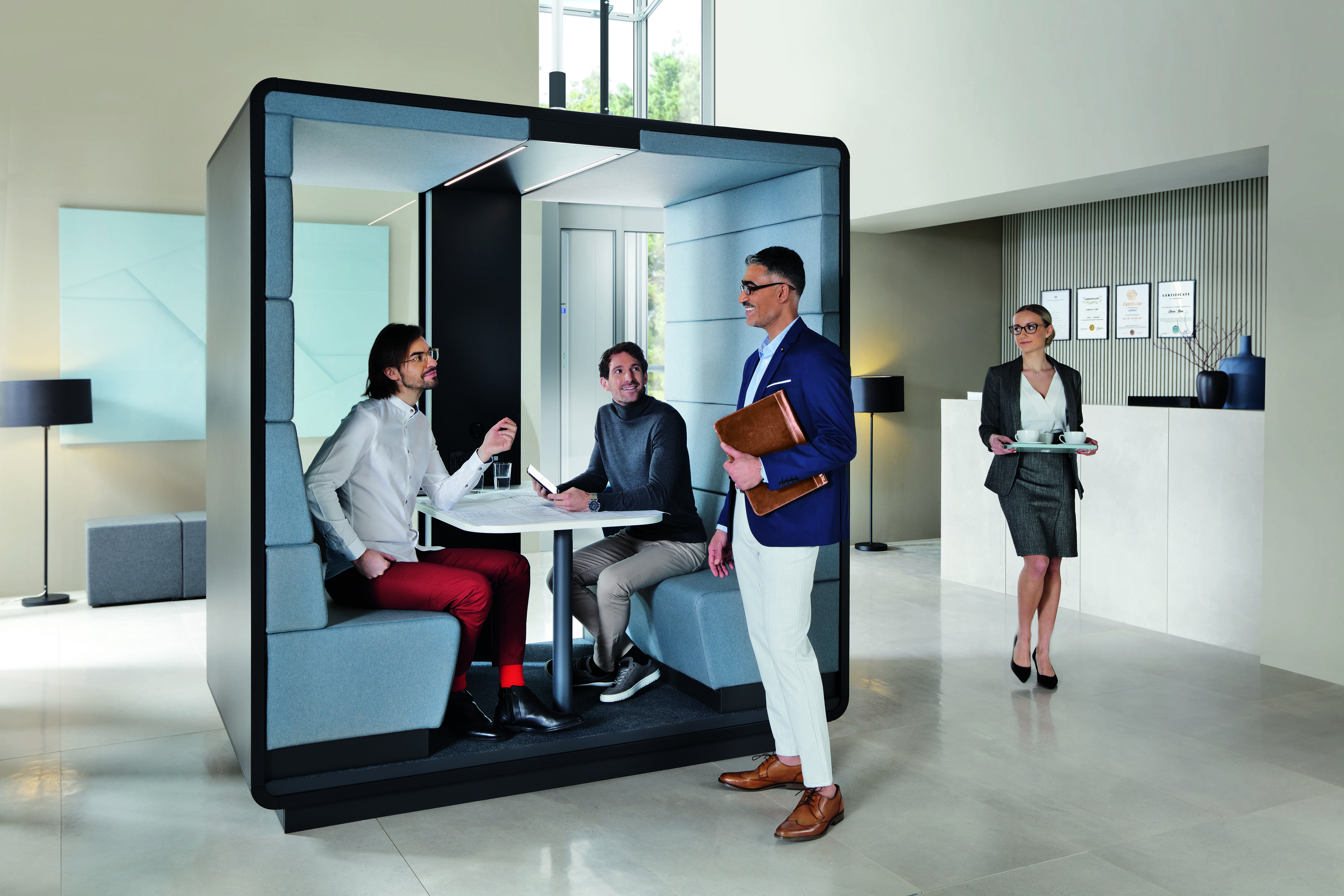 HushMeet.Open Meetingbox / Besprechungsraum Mikomax