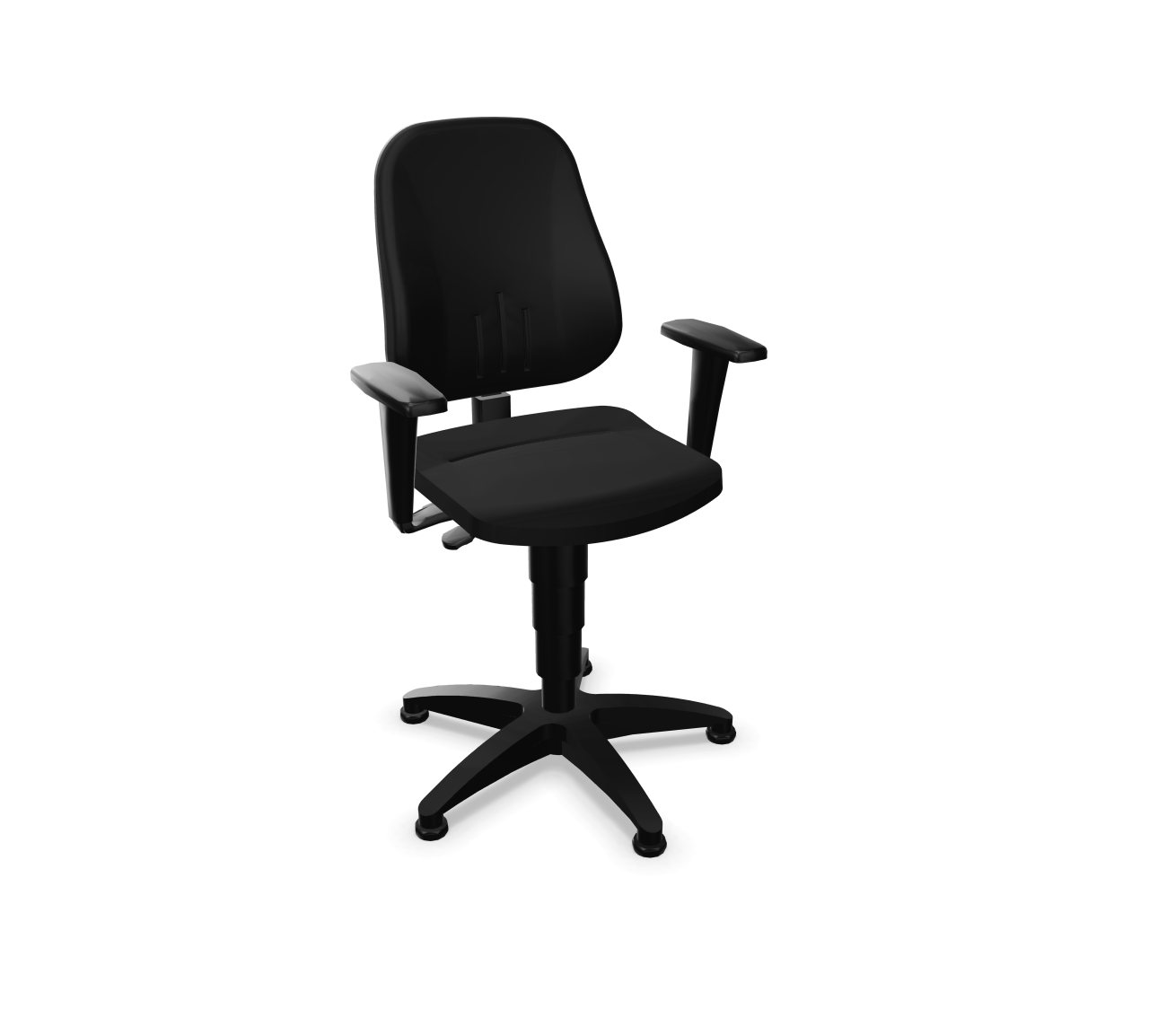 Unitec 1 Arbeitsdrehstuhl mit Gleiter von Bimos
