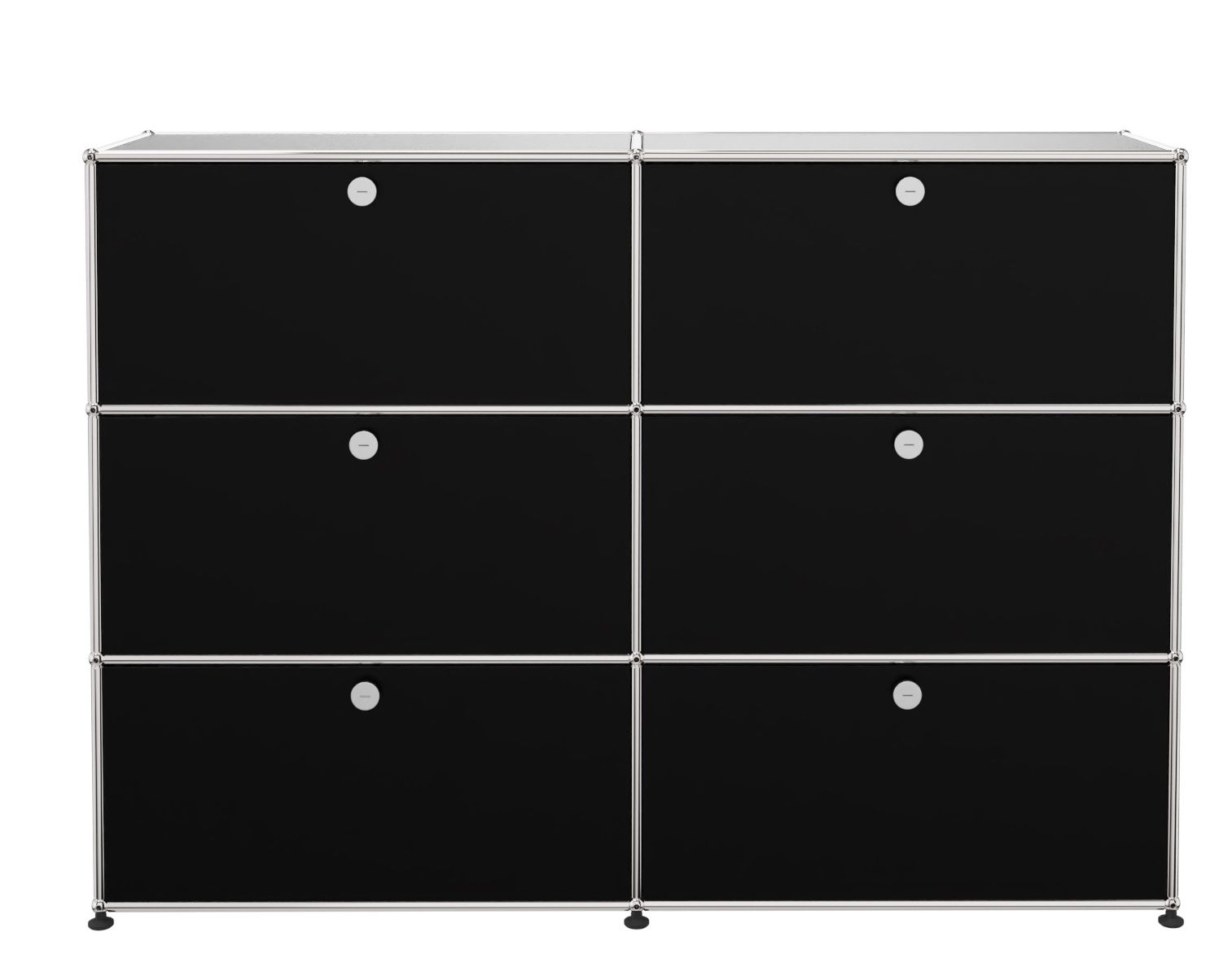 USM Haller Highboard 6 Klappen Graphitschwarz - FAST DELIVERY USM Haller Highboard 6 Klappen Graphitschwarz - FAST DELIVERY