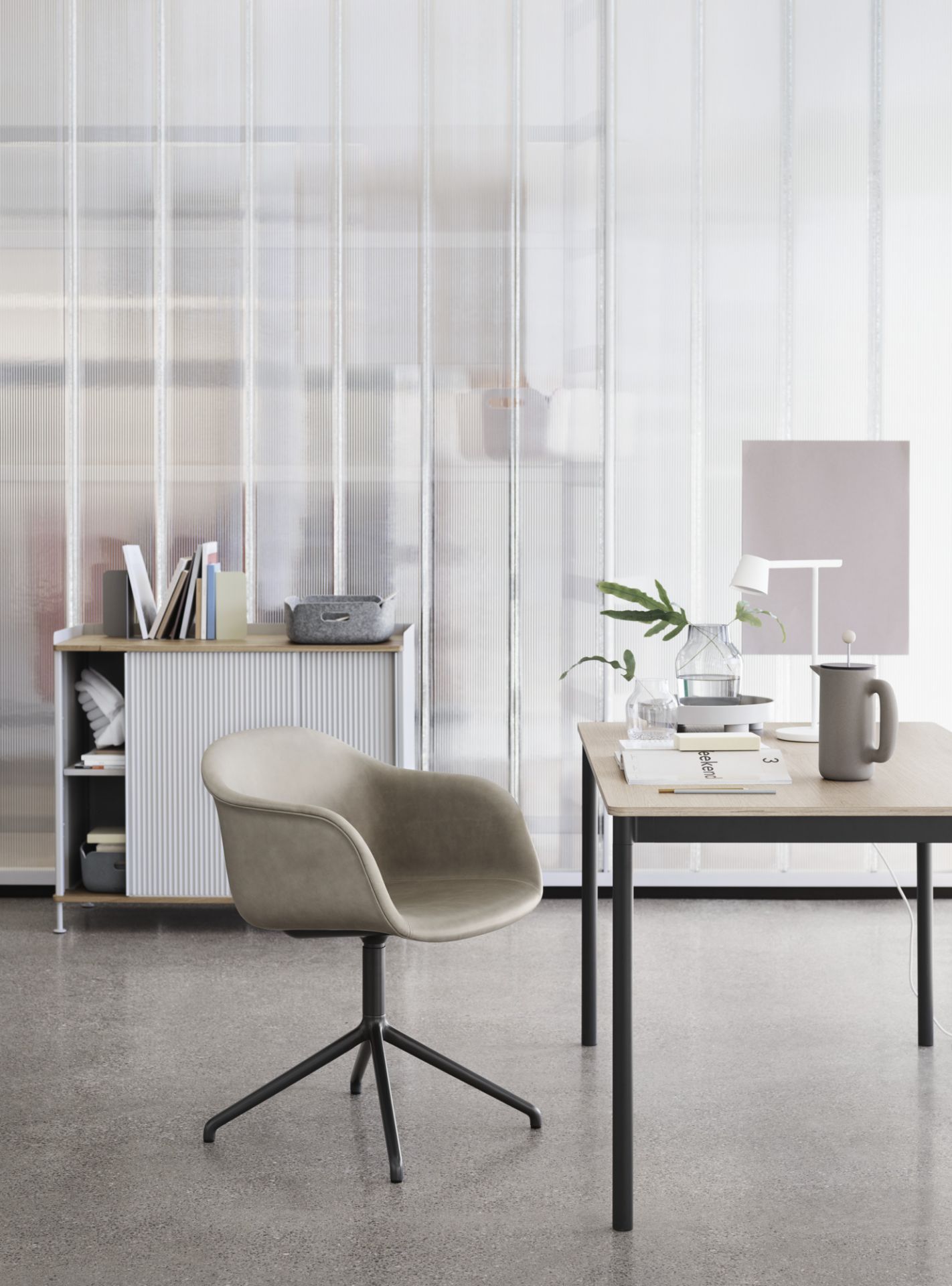 Fiber Armchair Swivel Base Stuhl Muuto