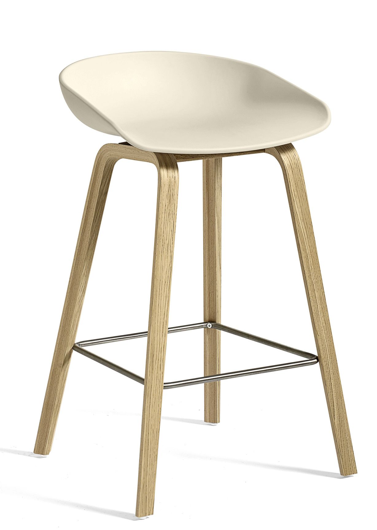 About a Stool AAS32 / AAS 32 Barhocker Niedrig Hay Melange cream - wasserbasierter lack