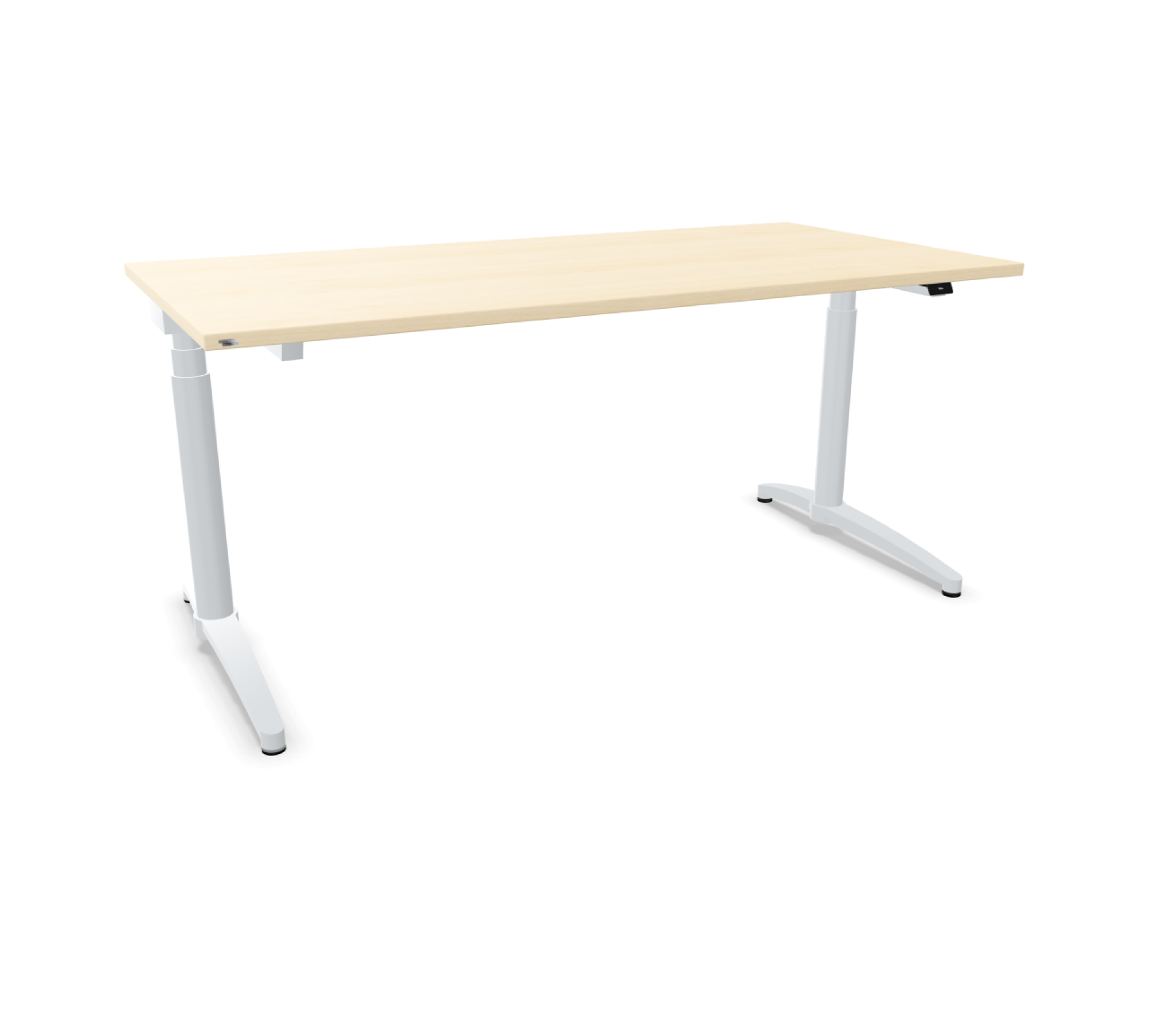 Canvaro Sitz-/Steh-Tisch 65 - 128 cm hoch von Assmann Büromöbel