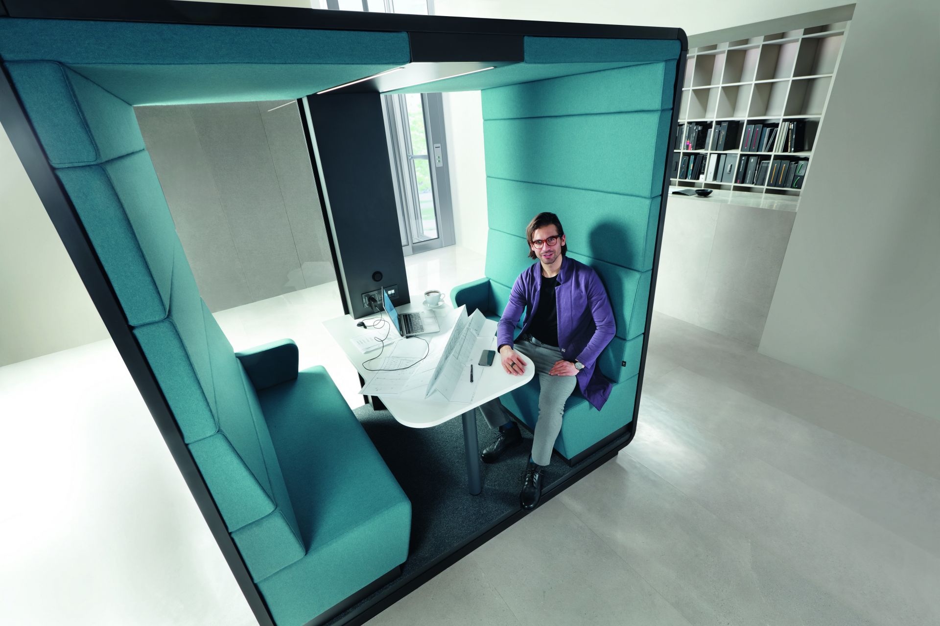 HushMeet.Open Meetingbox / Besprechungsraum Mikomax