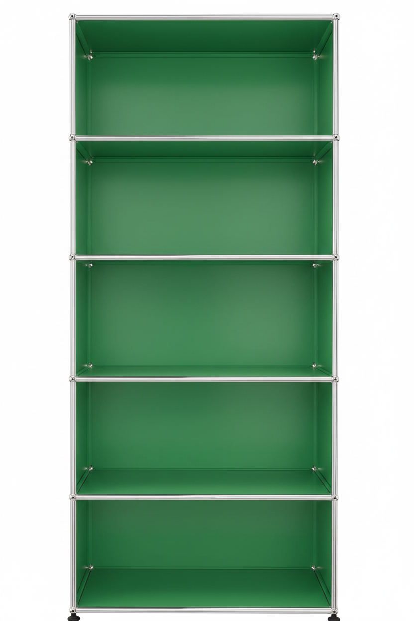 USM Haller Regal Offen H 179 cm Grün
