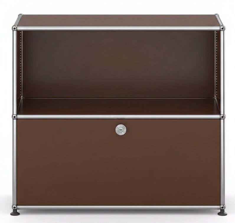 USM Haller Sideboard 1 Offen / 1 Schublade Braun