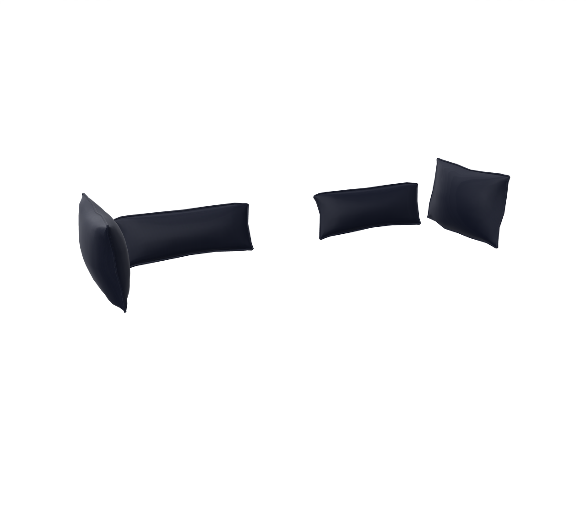 Kissensatz Alcove Highback & Xtra High Sofa Three-Seater von Vitra