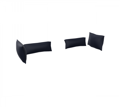 Kissensatz Alcove Highback & Xtra High Sofa Three-Seater von Vitra