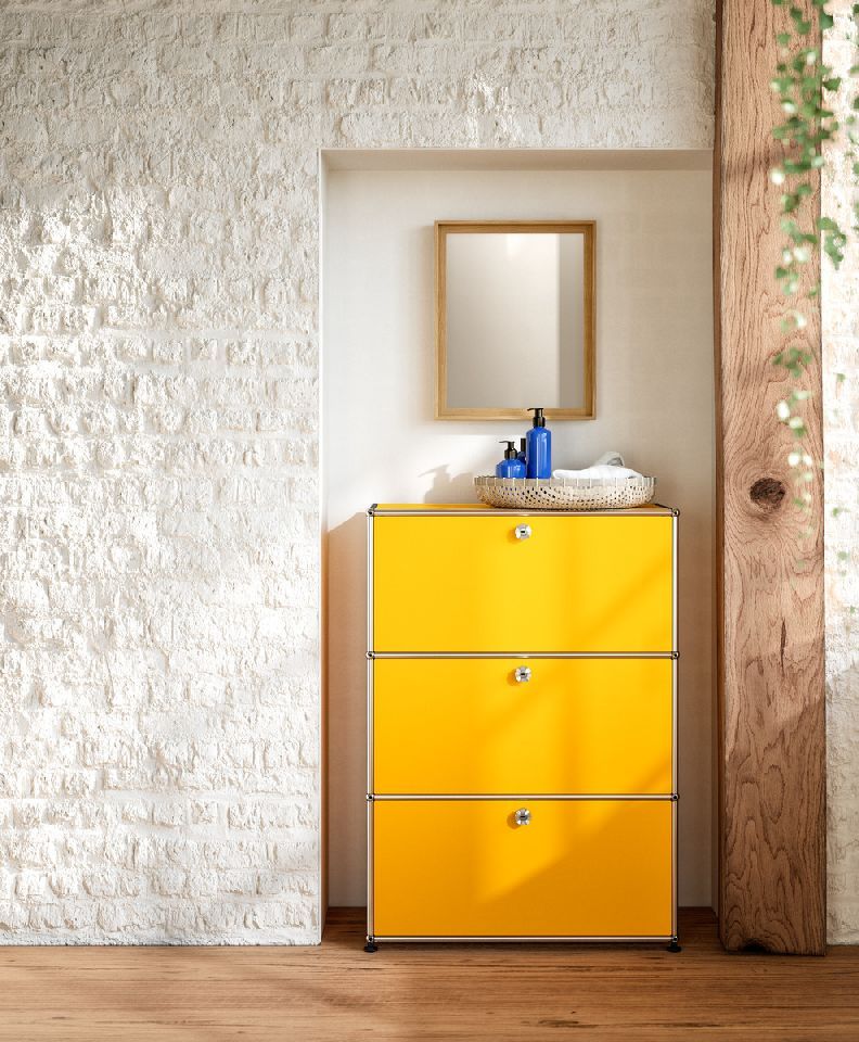 USM Haller Highboard 3 Schubladen