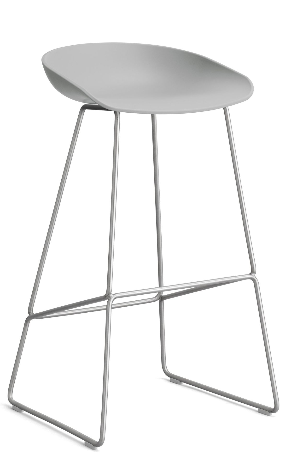 About a Stool AAS 38 / AAS38 Barhocker High CONCRETE GRAU / STAHL Hay EINZELSTÜCK