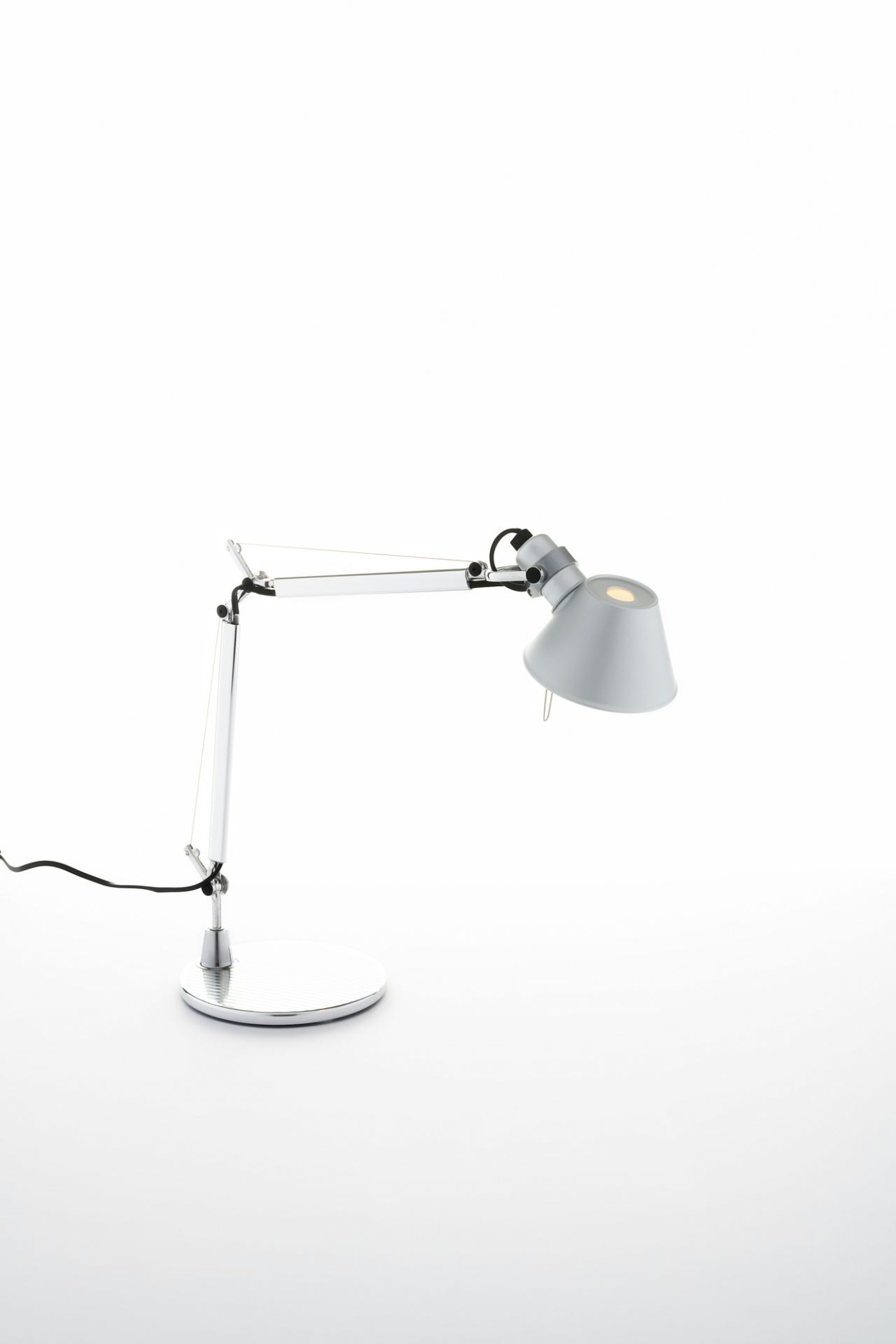 Tolomeo Micro Tischleuchte Body mit Fuß Aluminium Artemide