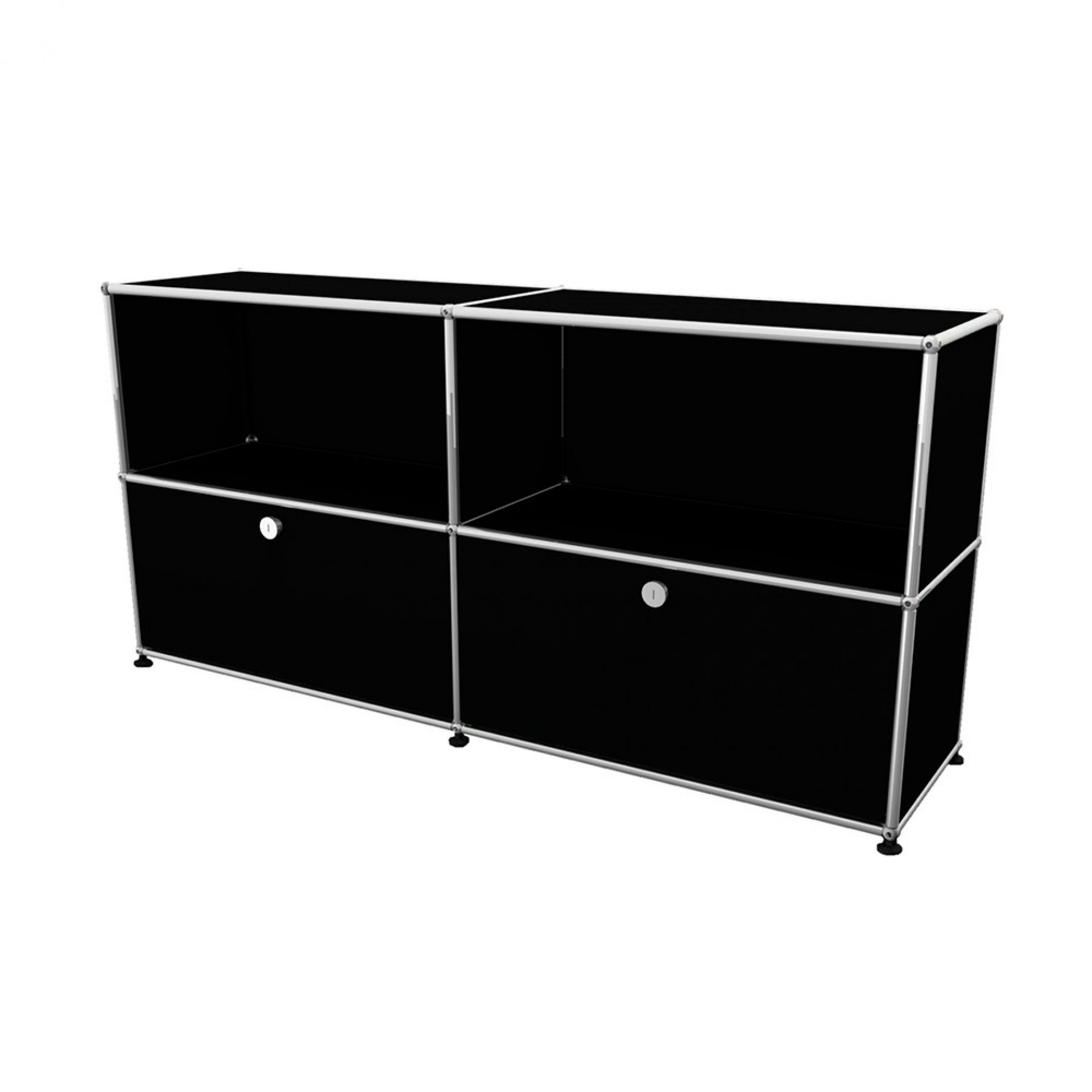 USM Haller Sideboard mit 2 Klappen – QUICK SHIP-braun