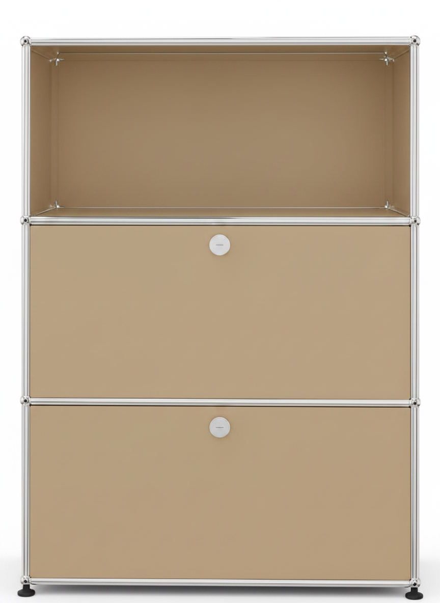 USM Haller Highboard 1 Offen / 2 Schubladen Beige
