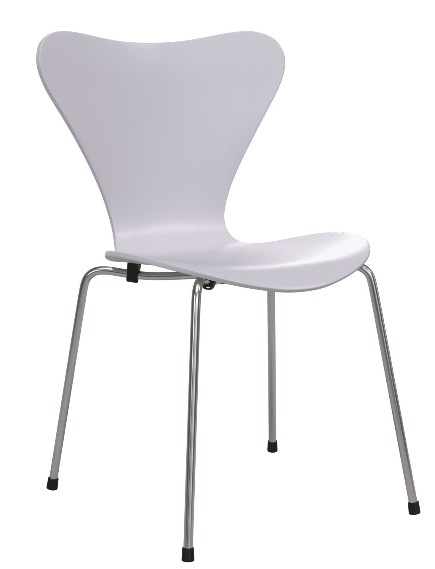 Siebener / Serie Stuhl 3107 Fritz Hansen Ever the Sevener LIMITED EDITION AM Violet - Chrom