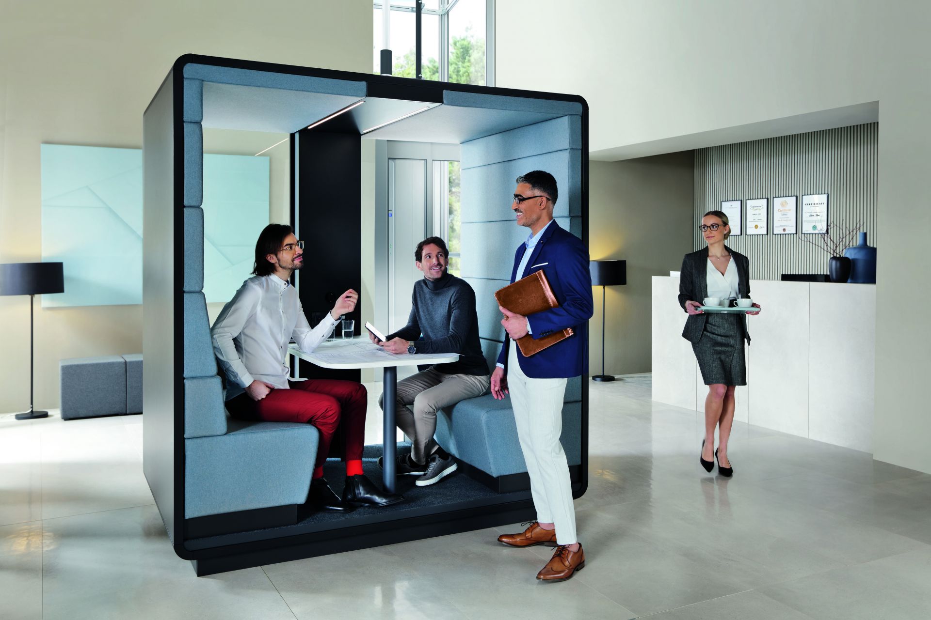 HushMeet.Open Meetingbox / Besprechungsraum Mikomax